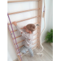 Wooden Swedish Ladder with Slider indoor playground Kittenfield K3200