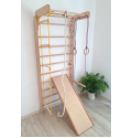 Wooden Swedish Ladder with Slider indoor playground Kittenfield K3200