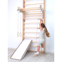 Drabinka gimnastyczna ze zjeżdżalnią P350