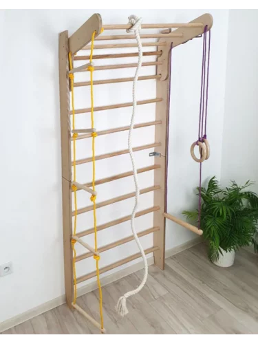 Drabinka gimnastyczna, kółka, kanat, trapez P220 